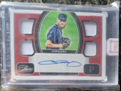 Chris Sale Baseball Cards 2022 Panini Three and Two Quad Jersey Autographs Prices