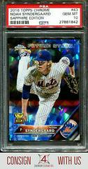 Noah Syndergaard #43 Baseball Cards 2016 Topps Chrome Sapphire Prices