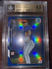 Carlos Correa [Blue Refractor] Baseball Cards 2015 Bowman Chrome Prices