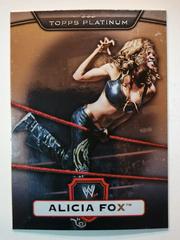 Alicia Fox Wrestling Cards 2010 Topps Platinum WWE Prices