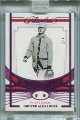 Grover Alexander [Pink] Baseball Cards 2021 Panini Flawless Prices