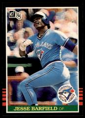 Jesse Barfield #195 Baseball Cards 1985 Donruss Prices