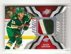 Calen Addison [Patch] Hockey Cards 2021 SPx Rookie Jersey Prices
