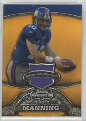 Eli Manning [Jersey Gold Refractor] Football Cards 2008 Bowman Sterling Prices