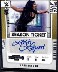 Lash Legend #RS-LLG Wrestling Cards 2022 Panini Chronicles WWE Contenders Rookie Season Ticket Autograph Prices