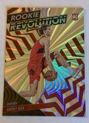 Gradey Dick [Sunburst] #3 Basketball Cards 2023 Panini Revolution Rookie Revolution Prices