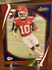Tyreek Hill [Spectrum Blue] #2 Football Cards 2021 Panini Absolute Prices