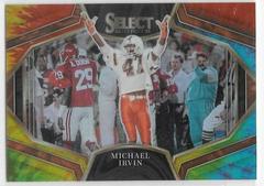 Michael Irvin [Tie Dye] #SN-8 Football Cards 2023 Panini Select Draft Picks Snapshots Prices