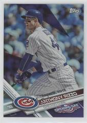 Anthony Rizzo [Batting Purple Foil] #96 Baseball Cards 2017 Topps Opening Day Prices