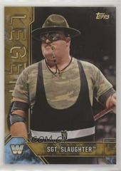 Sgt. Slaughter [Gold] Wrestling Cards 2017 Topps Legends of WWE Prices
