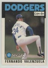 Fernando Valenzuela #178 Baseball Cards 1986 O Pee Chee Prices