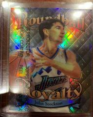 John Stockton [Refractor, w/ Coating] #R11 Basketball Cards 1998 Topps Roundball Royalty Prices