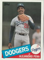 Alejandro Pena Baseball Cards 1985 Topps Super Prices