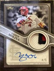 Yadier Molina #TRAP-YM Baseball Cards 2023 Topps Series 2 Reverence Autograph Patch Prices