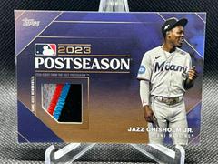 Jazz Chisholm Jr. [Gold] Baseball Cards 2024 Topps Postseason Performance Relic Prices