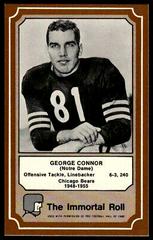 George Connor #59 Football Cards 1975 Fleer Hall of Fame Prices