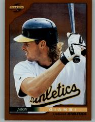 Jason Giambi [Series 1] #39 Baseball Cards 1996 Score Dugout Collection Prices