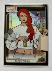 Black Widow [Black Rainbow] #176 Marvel 2023 Upper Deck Platinum Prices