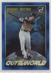 Shohei Ohtani [Blue] #OW5 Baseball Cards 2018 Panini Donruss Out of This World Prices