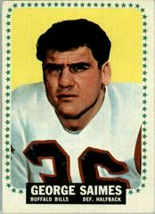 George Saimes #36 Football Cards 1964 Topps Prices
