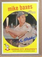 Mike Baxes Baseball Cards 2008 Topps Heritage Real One Autographs Prices
