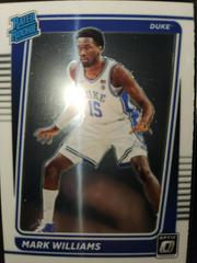 Mark Williams Basketball Cards 2022 Panini Chronicles Draft Picks Donruss Optic Rated Rookie Prices