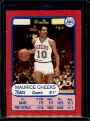 Maurice Cheeks Perforated Basketball Cards 1985 Jms Game Prices