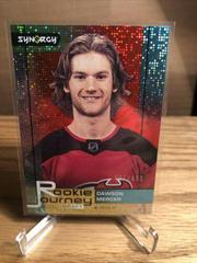 Dawson Mercer [Red] #RJ-8 Hockey Cards 2021 Upper Deck Synergy Rookie Journey Draft Prices