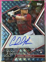 Gabriel Moreno [Cyber Cyan] Baseball Cards 2023 Topps Xpectations Autographs Prices