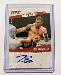Ryan Bader #FA-RB Ufc Cards 2009 Topps UFC Round 2 Autographs Prices