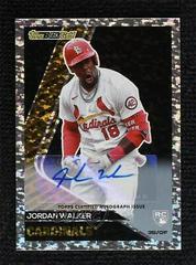 Jordan Walker [Autograph] #BG-29 Baseball Cards 2023 Topps Update Black Gold Prices