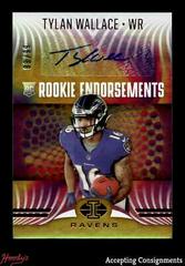 Tylan Wallace [Red] #RE-26 Football Cards 2021 Panini Illusions Rookie Endorsements Autographs Prices