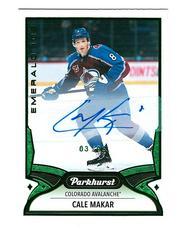 Cale Makar [Emerald Ice Autograph] Hockey Cards 2021 Parkhurst Prices
