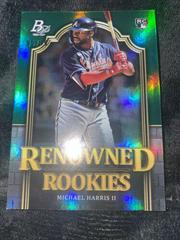 Michael Harris II [Green] #RR-9 Baseball Cards 2023 Bowman Platinum Renowned Rookies Prices