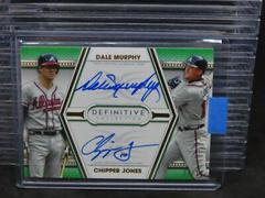 Dale Murphy, Chipper Jones [Green] #DAC-MJ Baseball Cards 2022 Topps Definitive Dual Autograph Collection Prices