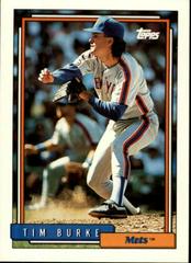 Tim Burke #322 Baseball Cards 1992 Topps Prices