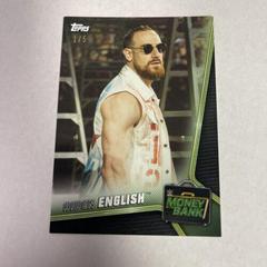 Aiden English [Green] #1 Wrestling Cards 2019 Topps WWE Money in the Bank Prices