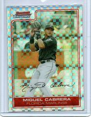 Miguel Cabrera [Xfractor] Baseball Cards 2006 Bowman Chrome Prices