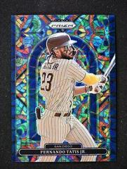 Fernando Tatis Jr. [Navy Blue Kaleidoscope Prizm] #SG-1 Baseball Cards 2022 Panini Prizm Stained Glass Prices