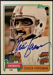 Chuck Foreman #TTF10 Football Cards 2001 Topps Team Legends Autograph Prices