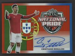 Cristiano Ronaldo [Prismatic Red White Blue] Soccer Cards 2022 Leaf Metal National Pride Autographs Prices