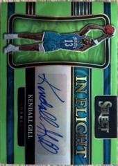 Kendall Gill [Green Prizm] #IF-KGL Basketball Cards 2021 Panini Select In Flight Signatures Prices