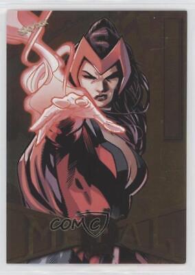 Scarlet Witch [Gold] #72 Marvel 2022 Metal Universe Spider-Man