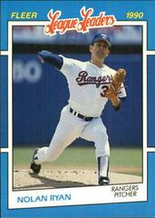 Nolan Ryan #31 Baseball Cards 1990 Fleer League Leaders Prices
