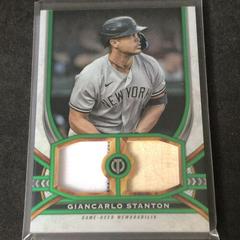 Giancarlo Stanton Baseball Cards 2023 Topps Tribute Dual Relics Prices