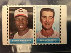 Frank Robinson [Bob Aspromonte] Baseball Cards 1964 Bazooka Stamps Prices