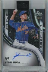 Kodai Senga Baseball Cards 2023 Topps Chrome Black Super Futures Autographs Prices