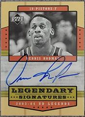 Dennis Rodman Legendary Signatures Basketball Cards 2003 Upper Deck Legends Legendary Signatures Prices