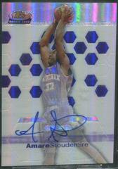 Amare Stoudemire [Autograph Refractor] #173 Basketball Cards 2002 Finest Prices