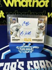 Brandon Woodruff, Corbin Burnes Baseball Cards 2023 Topps One Two Punch Autographs Prices